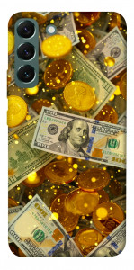 Чохол Gold and dollars для Galaxy S22+