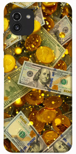 Чохол Gold and dollars для Galaxy A03