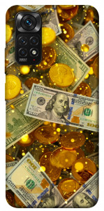 Чехол Gold and dollars для Xiaomi Redmi Note 11 (Global)