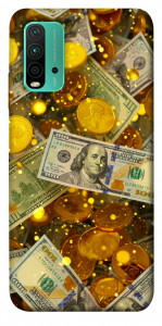 Чехол Gold and dollars для Xiaomi Redmi Note 9 4G