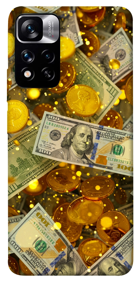 Чохол Gold and dollars для Xiaomi Redmi Note 11 5G