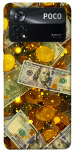 Чехол Gold and dollars для Xiaomi Poco X4 Pro