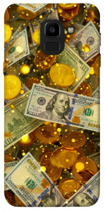 Чехол Gold and dollars для Galaxy J6 (2018)