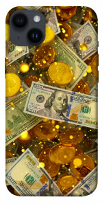 Чехол Gold and dollars для iPhone 14 Plus