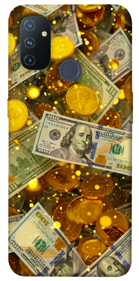 Чехол Gold and dollars для OnePlus Nord N100