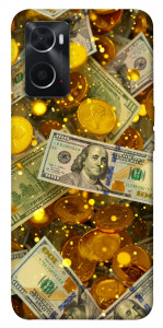 Чохол Gold and dollars для Oppo A76 4G