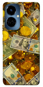 Чохол Gold and dollars для TECNO Camon 19 (CI6n)