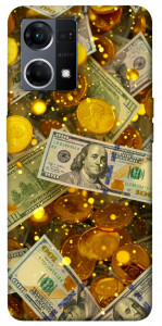 Чехол Gold and dollars для Oppo Reno 7 4G