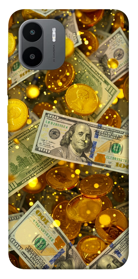 Чохол Gold and dollars для Xiaomi Redmi A1