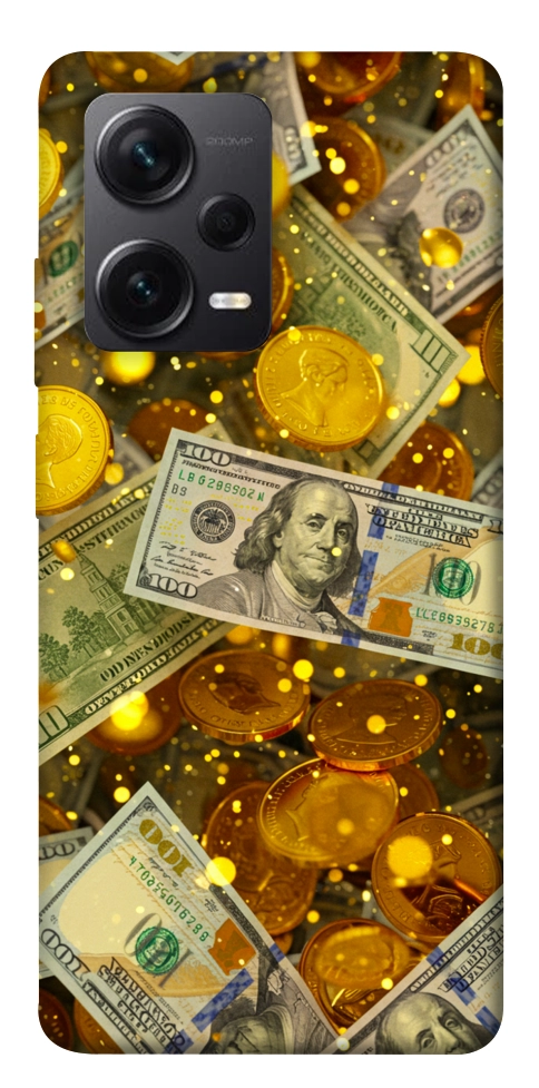 Чохол Gold and dollars для Xiaomi Redmi Note 12 Pro 5G