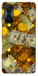 Чехол Gold and dollars для Xiaomi Redmi K50 Gaming