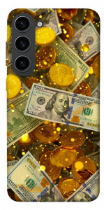 Чохол Gold and dollars для Galaxy S23