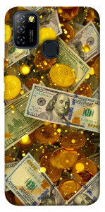 Чехол Gold and dollars для Infinix Hot 10 Lite