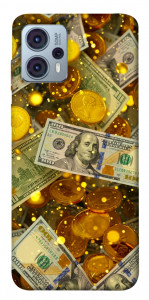 Чехол Gold and dollars для Motorola Moto G23