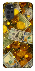 Чехол Gold and dollars для Motorola Moto G22