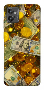 Чехол Gold and dollars для Motorola Moto G32