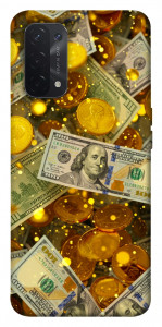 Чохол Gold and dollars для Oppo A74 5G