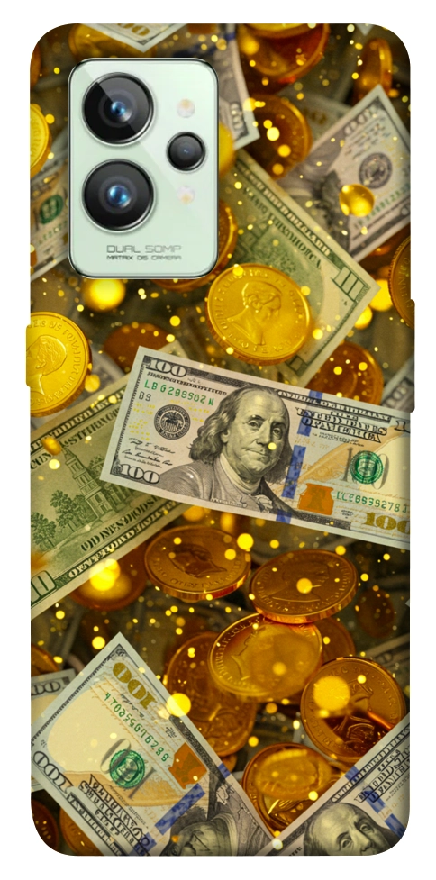 Чохол Gold and dollars для Realme GT2