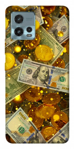 Чохол Gold and dollars для Motorola Moto G72