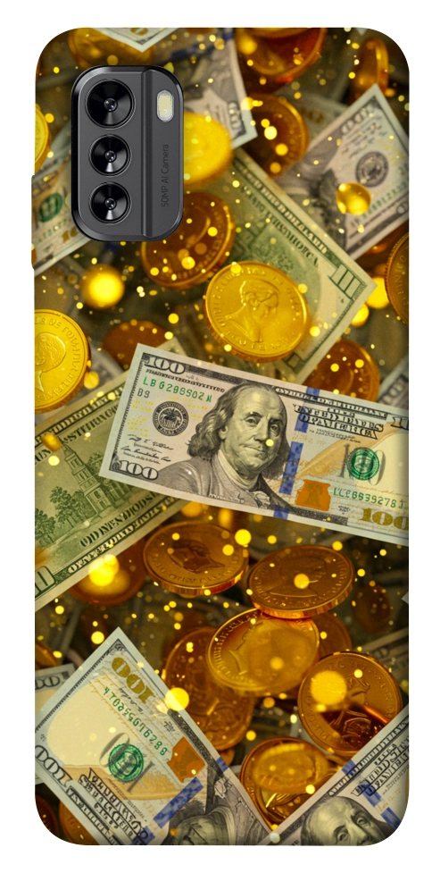 Чехол Gold and dollars для Nokia G60