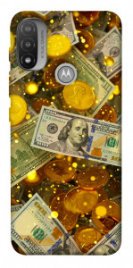 Чехол Gold and dollars для Motorola Moto E20
