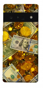 Чохол Gold and dollars для Google Pixel 6 Pro