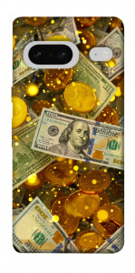 Чехол Gold and dollars для Google Pixel 7