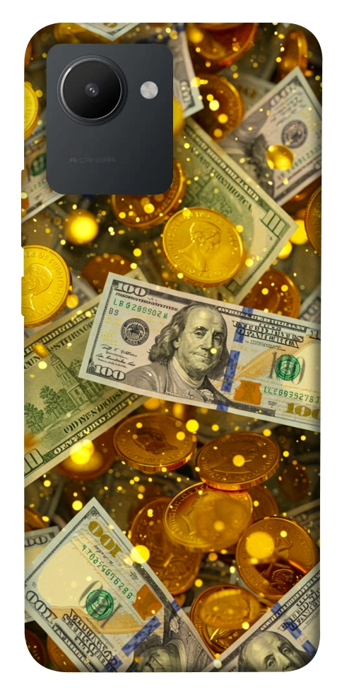 Чехол Gold and dollars для Realme C30s