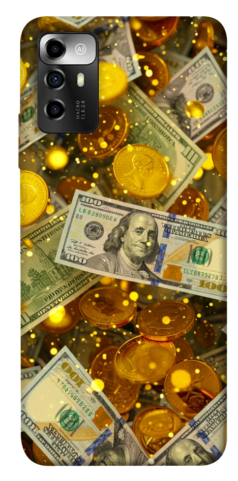 Чохол Gold and dollars для ZTE Blade A72