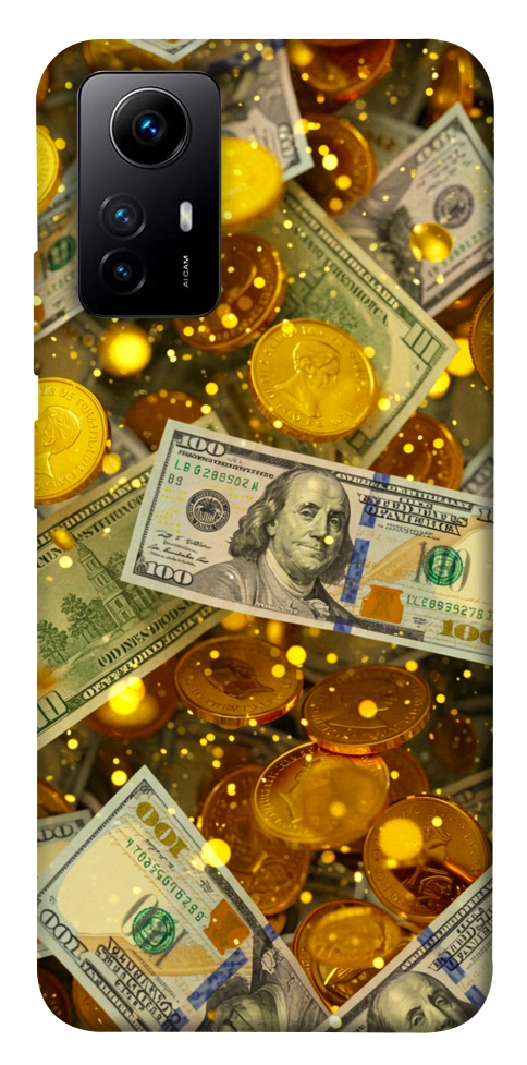 Чохол Gold and dollars для Xiaomi Redmi Note 12S