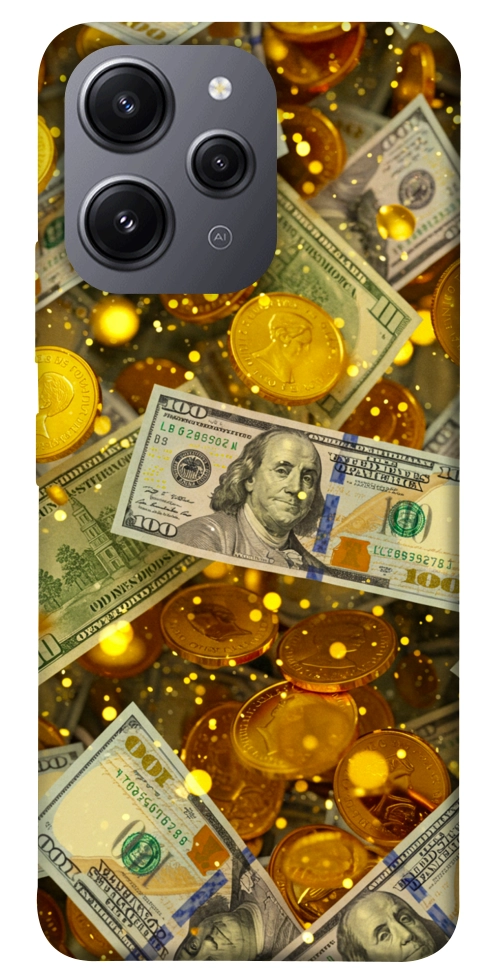 Чехол Gold and dollars для Xiaomi Redmi 12