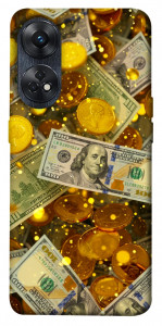 Чохол Gold and dollars для Oppo Reno 8 T 4G