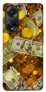 Чохол Gold and dollars для Oppo A58 4G
