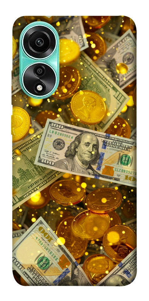 Чехол Gold and dollars для Oppo A78 4G