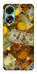 Чохол Gold and dollars для Oppo A78 4G