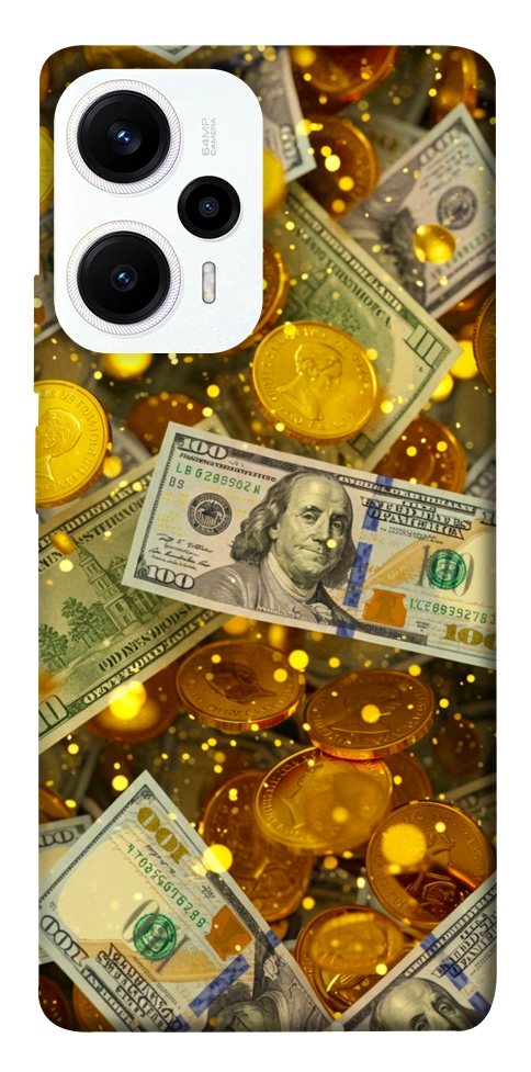 Чехол Gold and dollars для Xiaomi Poco F5