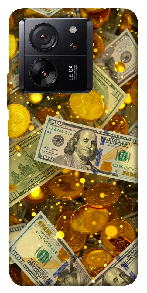 Чохол Gold and dollars для Xiaomi 13T Pro