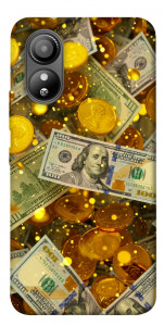 Чехол Gold and dollars для ZTE Blade L220