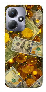 Чехол Gold and dollars для Infinix Hot 30 Play