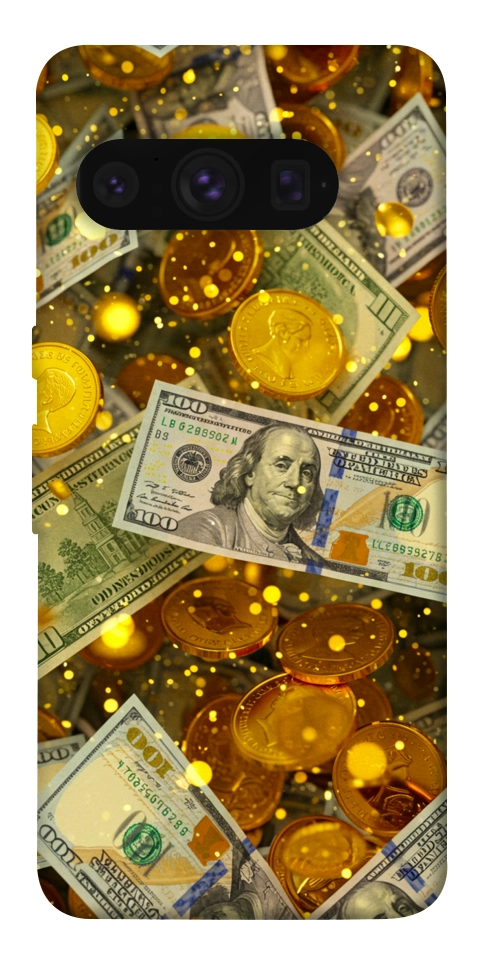 Чохол Gold and dollars для Google Pixel 8 Pro