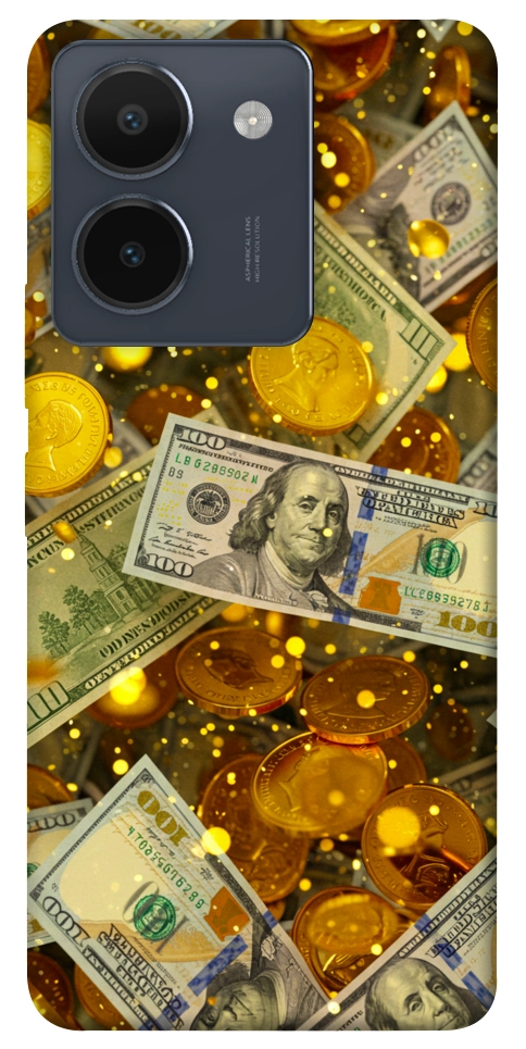 Чохол Gold and dollars для Vivo Y36