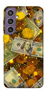 Чохол Gold and dollars для Galaxy S23 FE