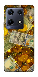 Чехол Gold and dollars для Infinix Note 30 Pro NFC