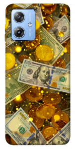 Чохол Gold and dollars для Motorola Moto G84