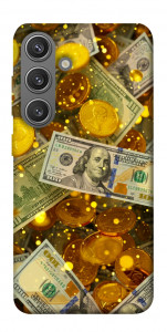 Чохол Gold and dollars для Galaxy S24+