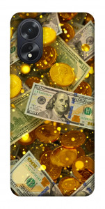 Чехол Gold and dollars для Oppo A38