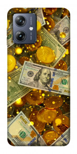 Чохол Gold and dollars для Motorola Moto G54