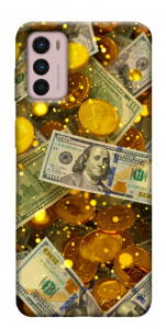 Чехол Gold and dollars для Motorola Moto G42