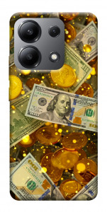 Чехол Gold and dollars для Xiaomi Redmi Note 13 4G
