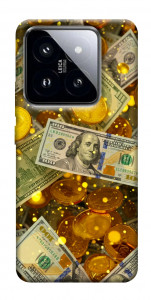 Чехол Gold and dollars для Xiaomi 14 Pro